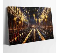 Harry Potter Stretched Canvas Print Wall Art 30x20inch / 76x51cm (Harry Potter Hogwarts Hall)