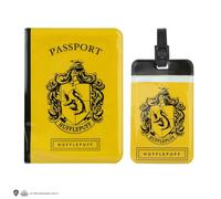 Cinereplicas Harry Potter - Set of Tag & Passport Cover Hufflepuff - Official License