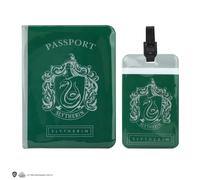 Cinereplicas Harry Potter - Set of Tag & Passport Cover Slytherin - Official License