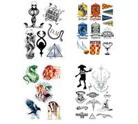 Harry Potter - Tattoos (Temporary) - Set of 35 Styles - Official - Cinereplicas