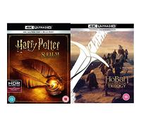 Harry Potter: The Complete 8-film Collection [4K Ultra-HD] [2001] [Blu-ray] [2011] & The Hobbit Trilogy [Theatrical and Extended Edition] [4K Ultra-HD] [2012] [Blu-ray] [Region Free]