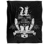 Harry Potter The Leaky Cauldron Blanket Black (152Cm X 127Cm)