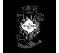 Harry Potter The Marauder's Map Men's T-Shirt - Black - 3XL