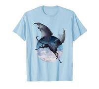 Harry Potter Thestral T-Shirt, Men, Baby Blue, 3X-Large