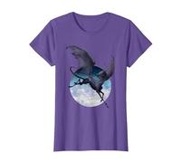 Harry Potter Thestral T-Shirt, Women, Purple Heather, Large