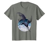 Harry Potter Thestral T-Shirt, Youth, Olive Heather, X-Small