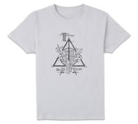 Harry Potter Three Dragons White Men's T-Shirt - White | Size: XL Harry Potter White XL