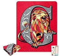 Harry Potter Throw Blanket Set - Bundle with Gryffindor Sherpa Throw Plus Stickers, More for Kids, Teens, Adults | Harry Potter Hogwarts House Gryffindor Blanket Size 40" x 50"
