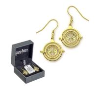 Harry Potter Time Turner Gold Plated Sterling Silver Drop Earrings with Swarovski Crystals - Jigsaw Puzzle