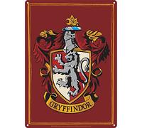 Half Moon Bay | Harry Potter Wall Art | Gryffindor Crest Tin Signs | Harry Potter Posters For Bedroom | Harry Potter Bedroom Decor & Boys Bedroom Accessories | Metal Harry Potter Bedroom Wall Art