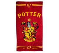 Harry Potter Towel - Gryffindor Quidditch House Crest Design - Red Gold Potter 07 - Beach Bath - HP Gifts for Kids Adults Men Women