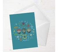 Harry Potter Trio Wreath Greetings Card - Standard Card