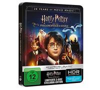 Harry Potter und der Stein der Weisen + Magical Movie Modus (Steelbook) (4K Ultra HD) [Blu-ray] [Region B] [2001]