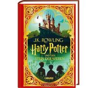 Harry Potter und der Stein der Weisen (MinaLima-Edition mit 3D-Papierkunst 1): Farbig illustrierte Schmuckausgabe mit Goldprägung und Pop-Up-Elementen
