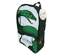 Harry Potter Unisex (Intricate Houses Slytherin) Backpack, Green/White