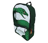 Harry Potter Unisex (Intricate Houses Slytherin) Backpack, Green/White