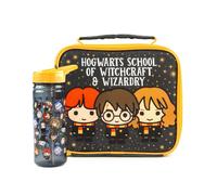 Harry Potter Unisex Kids Black Lunch Bag and Bottle Set (One Size) [dis]