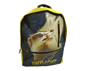 Harry Potter Unisex's (INTRICATE HOUSES HUFFLEPUFF) BACKPACK, One Size