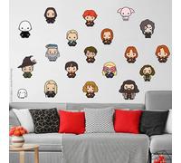 Harry Potter Wall Sticker - 19 Character Charm Art Wall Decal Set Wizarding World Art (120cm (W) x 60cm (H))