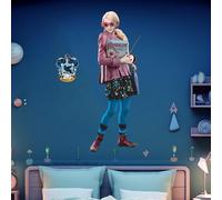 Harry Potter Wall Sticker - Luna Lovegood Character Wall Decal Wizarding World Art (120cm Height x 45cm Width)
