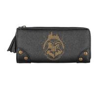 Bioworld Harry Potter Wallet Hogwarts Crest Premium Purse in Tan