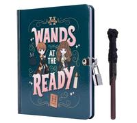 Harry Potter: Wands at the Ready Lock & Key Diary