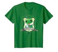 Harry Potter Watercolor Slytherin Crest T-Shirt, Youth, Kelly Green, X-Small