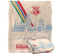 Harry Potter Welcome To Hogwarts Blanket Multicoloured (One Size)