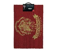 Harry Potter Welcome To Hogwarts Doormat, Red & Gold -