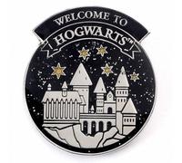 Harry Potter Welcome to Hogwarts Pin Badge - Zinc / Copper / Aluminium