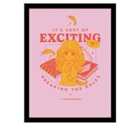 Harry Potter Witty Witchcraft Breaking The Rules Print