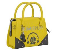 Harry Potter: Women Premium Hufflepuff yellow and grey multi-use Handbag Crossbody Shoulder bag PU Leather