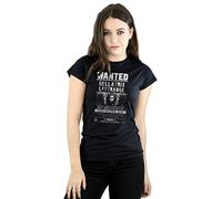 Harry Potter Women's Bellatrix Lestrange Wanted T-Shirt Medium Black