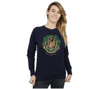 Harry Potter Women's Christmas Wreath Sweatshirt in Navy | Size: Large Harry Potter Navy L