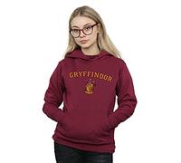 Harry Potter Women's Gryffindor Crest Hoodie Burgundy Medium