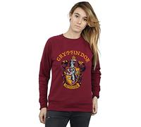 Harry Potter Women's Gryffindor Crest Sweatshirt Burgundy XXXX-Large