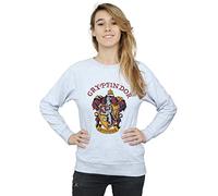 Harry Potter Women's Gryffindor Crest Sweatshirt Heather Grey Medium