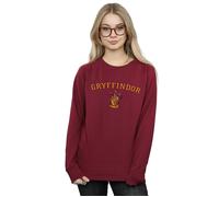 (M, Burgundy) Harry Potter Womens/Ladies Gryffindor Crest Sweatshirt