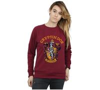 (M, Burgundy) Harry Potter Womens/Ladies Gryffindor Crest Sweatshirt