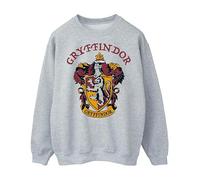 Harry Potter Women's Gryffindor Crest Sweatshirt in Grey | Size: Medium Harry Potter Grey M