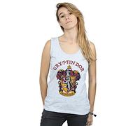 Harry Potter Women's Gryffindor Crest Vest Sport Grey Medium