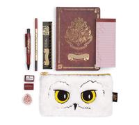 Harry Potter Women's Hedwig Hogwarts Crest Logo Stationery Set | Red Harry Potter Red