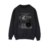 Harry Potter Women's Hufflepuff Quidditch Team Captain Sweatshirt in Black | Size: Medium Harry Potter Black M