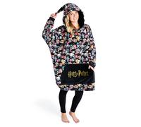Harry Potter Oversized Blanket Hoodie for Women Men and Teens, Fleece Wearable Blanket (Multi)