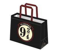 Harry Potter Women's Platform 9 3 4 Reusable Tote Bag in Black Harry Potter Black One Size