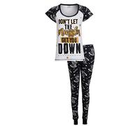 Harry Potter Womens Pyjamas Muggles UK 8-10 White/Black