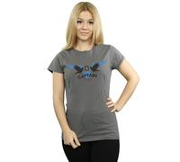 Harry Potter Women's Ravenclaw Captain Cotton T-Shirt in Charcoal | Size: Small Harry Potter Charcoal S