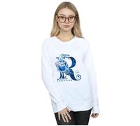 Harry Potter Women's Ravenclaw Raven Sweatshirt in White | Size: 2XL Harry Potter White 2XL