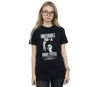 Harry Potter Women's Undesirable No. 1 Cotton Boyfriend T-Shirt in Black | Size: Medium Harry Potter Black M
