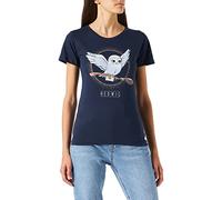 HARRY POTTER Women's Wohapomts336 T-Shirt, Navy Blue, S